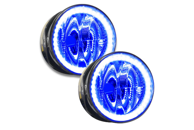 Oracle LED Halo Fogs: 03-04 Lincoln Navigator (Blue SMD Single Color)