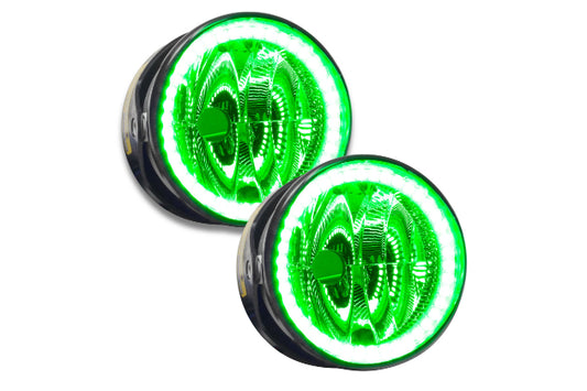Oracle LED Halo Fogs: 03-04 Lincoln Navigator (Green SMD Single Color)