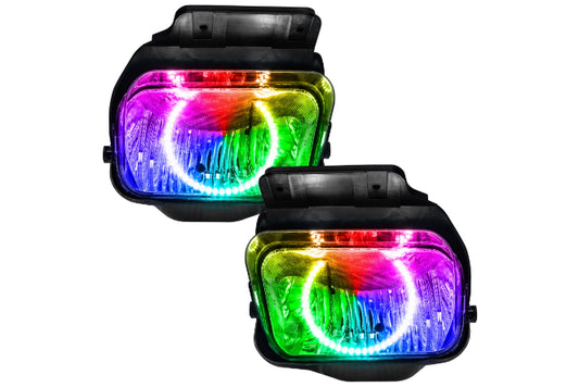 Oracle LED Halo Fogs: 03-06 Chevrolet Silverado (ColorShift RGB / No Controller)