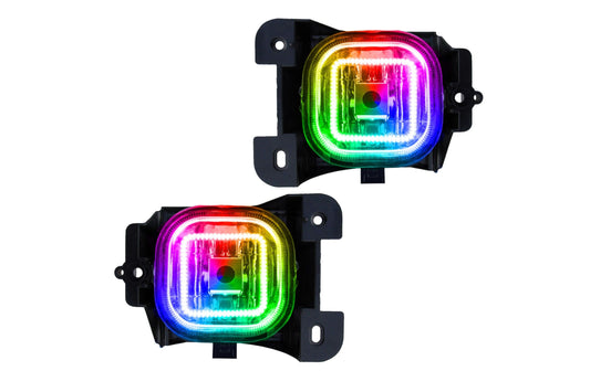 Oracle LED Halo Fogs: 04-05 Ford Ranger (ColorShift RGB / No Controller)