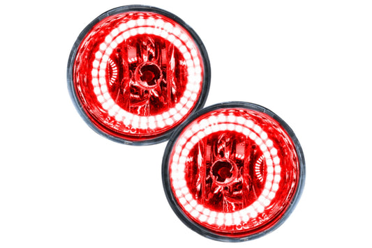 Oracle LED Halo Fogs: 04-07 Nissan Armada (Red SMD Single Color)
