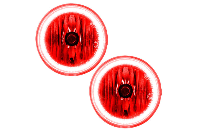 Oracle LED Halo Fogs: 05-10 Chrysler 300C (Red SMD Single Color)