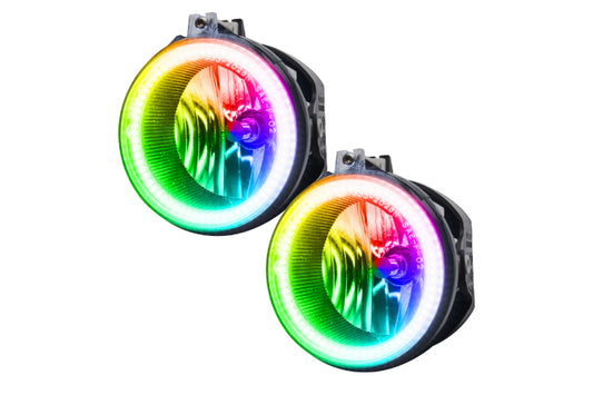 Oracle LED Halo Fogs: 06-09 Dodge Charger (ColorShift RGB / No Controller)