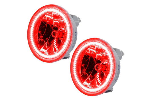 Oracle LED Halo Fogs: 07-13 Chevrolet Avalanche Non-Z71 (Red SMD Single Color)