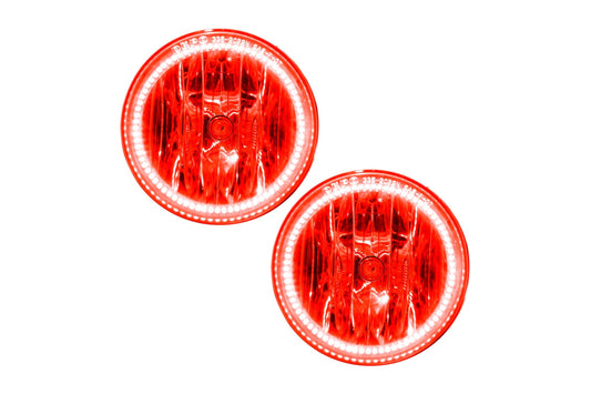 Oracle LED Halo Fogs: 07-13 GMC Yukon (Red SMD Single Color)