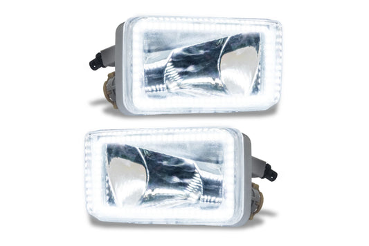 Oracle LED Halo Fogs: 07-15 Chevrolet Silverado (Square Style / White SMD Single Color)