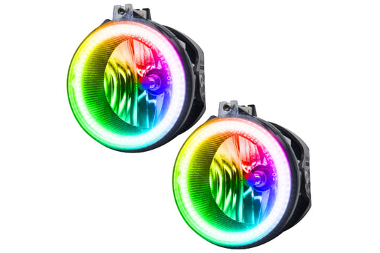 Oracle LED Halo Fogs: 08-10 Dodge Challenger w/ OEM HID (Dynamic ColorShift RGB / No Controller)