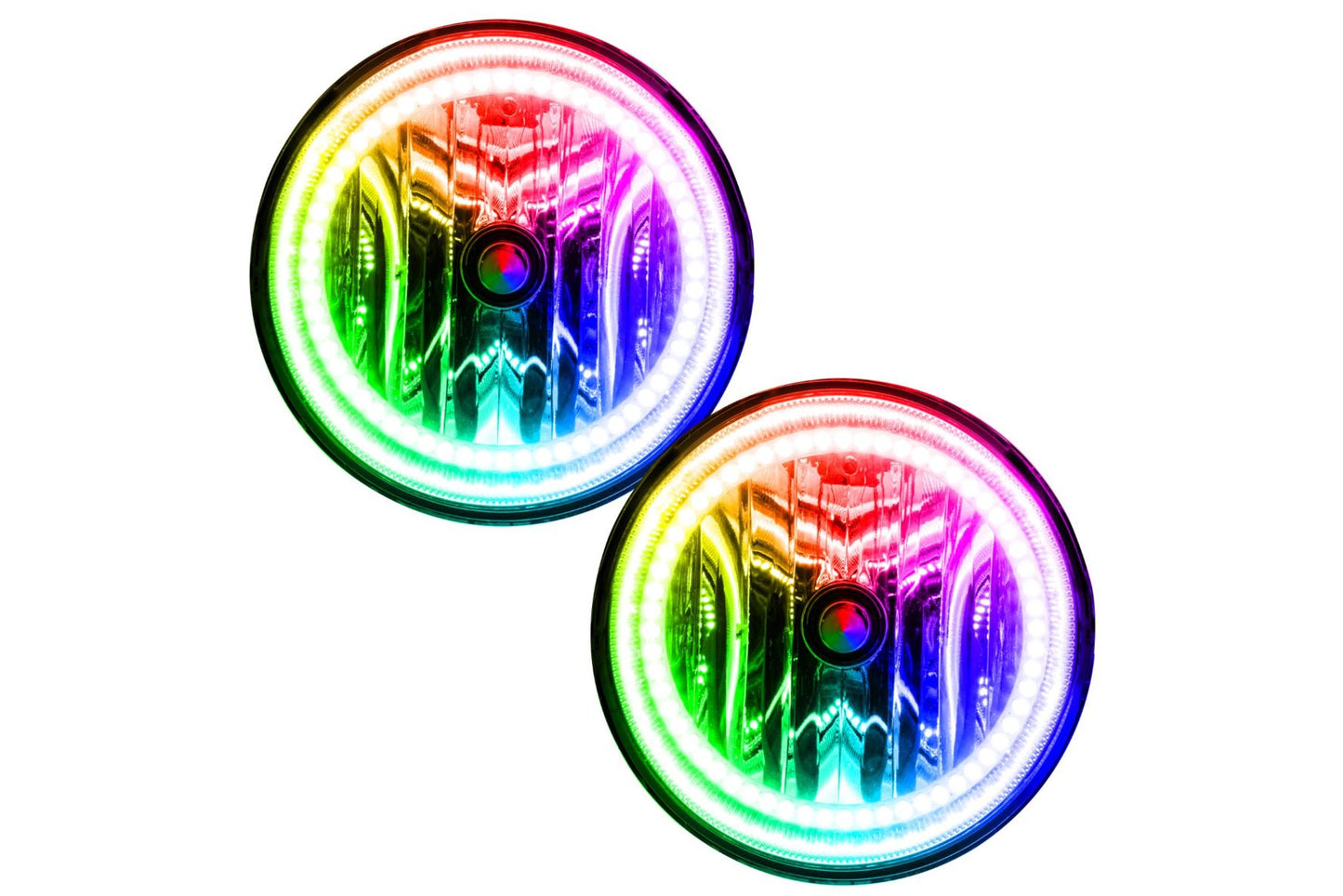 Oracle LED Halo Fogs: 08-11 Ford Ranger (ColorShift RGB / No Controller)