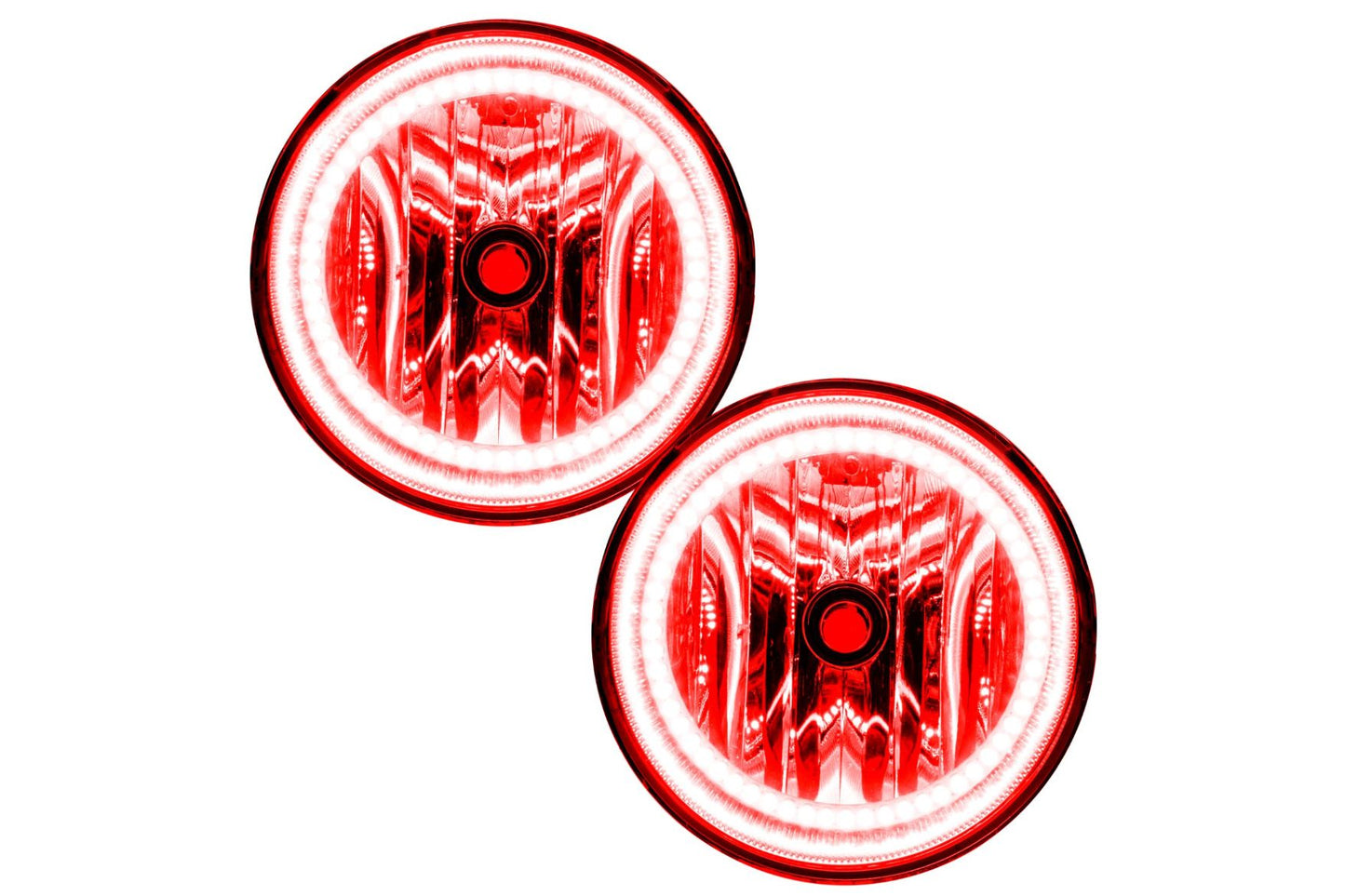 Oracle LED Halo Fogs: 08-11 Ford Ranger (Red SMD Single Color)