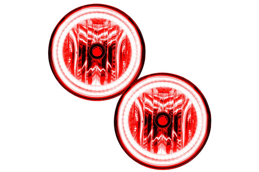 Oracle LED Halo Fogs: 08-11 Ford Ranger (Red SMD Single Color)