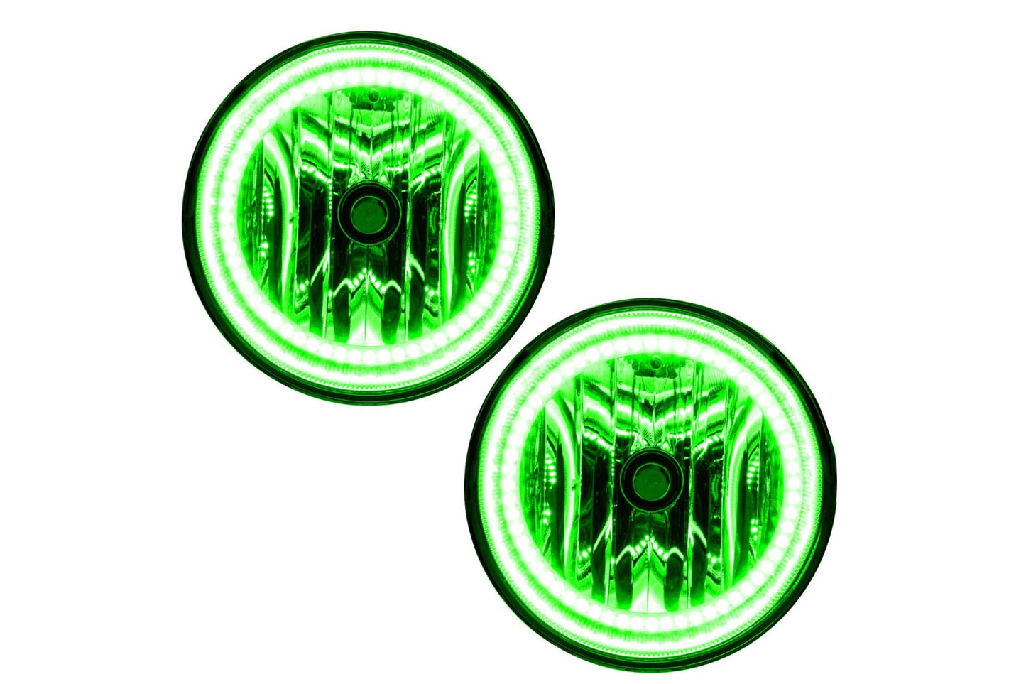 Oracle LED Halo Fogs: 08-16 Toyota Sequoia (Green SMD Single Color)