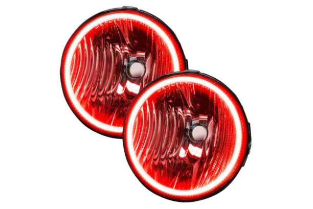 Oracle LED Halo Fogs: 10-12 Ford Mustang GT (Red SMD Single Color)