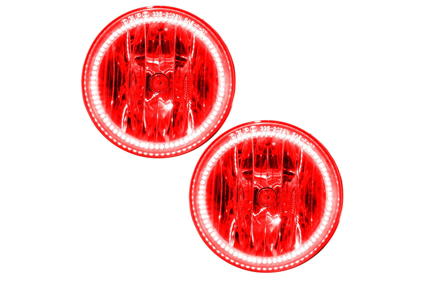 Oracle LED Halo Fogs: 14-15 GMC Sierra 1500 (Red SMD Single Color)
