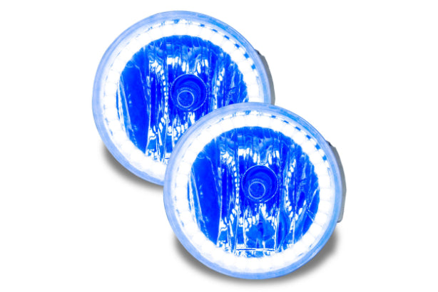Oracle LED Halo Fogs: 2008 Ford Explorer Sport Trac (Blue SMD Single Color)