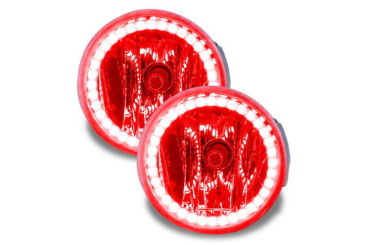 Oracle LED Halo Fogs: 2008 Ford Explorer Sport Trac (Red SMD Single Color)
