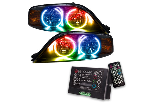 Oracle LED Halo Headlights: 00-02 Lincoln LS (ColorShift RGB / 2.0 Controller)