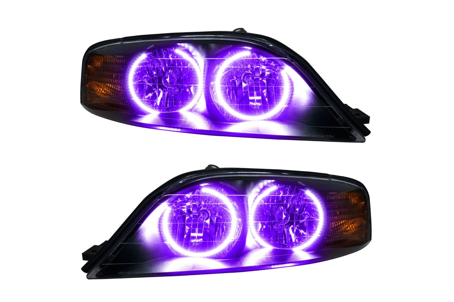 Oracle LED Halo Headlights: 00-02 Lincoln LS (UV/Purple SMD Single Color)