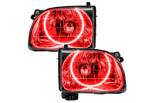 Oracle LED Halo Headlights: 01-04 Toyota Tacoma (Red SMD Single Color)