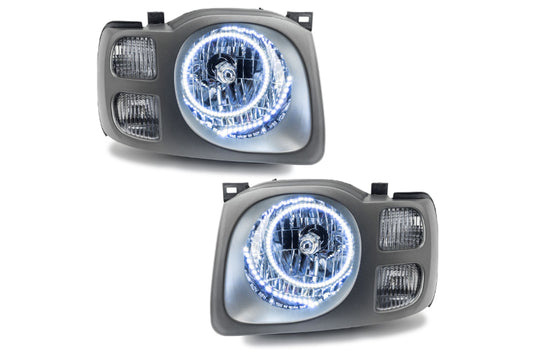 Oracle LED Halo Headlights: 02-04 Nissan Xterra SE (White SMD Single Color)
