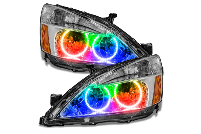 Oracle LED Halo Headlights: 03-07 Honda Accord (ColorShift RGB / BC1 Controller)