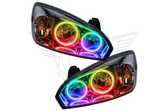 Oracle LED Halo Headlights: 04-07 Chevrolet Malibu (ColorShift RGB / BC1 Controller)