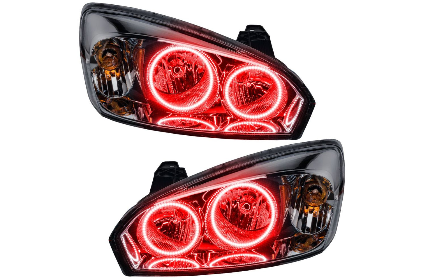 Oracle LED Halo Headlights: 04-07 Chevrolet Malibu (Red SMD Single Color)