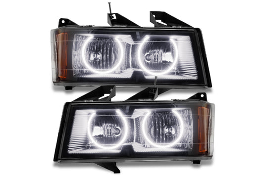 Oracle LED Halo Headlights: 04-12 Chevrolet Colorado (White SMD Single Color)