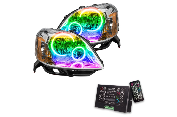 Oracle LED Halo Headlights: 05-07 Ford Five Hundred (ColorShift RGB / 2.0 Controller)