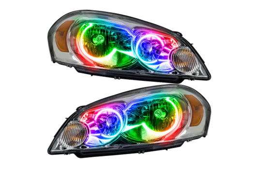 Oracle LED Halo Headlights: 06-15 Chevrolet Impala w/o OEM HID (ColorShift RGB / RF Controller)