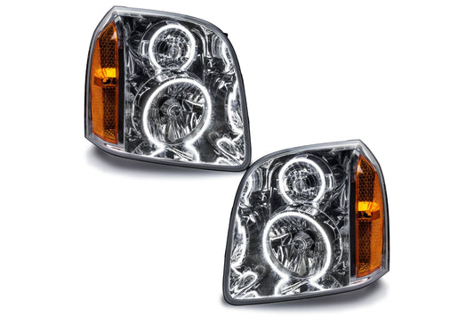 Oracle LED Halo Headlights: 07-13 GMC Yukon (White SMD Single Color)