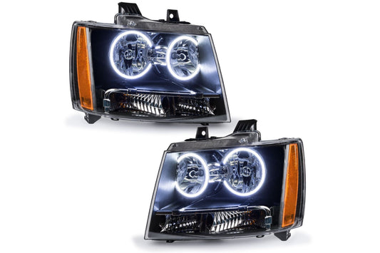 Oracle LED Halo Headlights: 07-14 Chevrolet Suburban (White SMD Single Color)