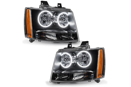 Oracle LED Halo Headlights: 07-14 Chevrolet Tahoe (White SMD Single Color)