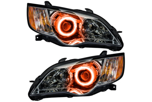Oracle LED Halo Headlights: 08-09 Subaru Legacy (Amber SMD Single Color)