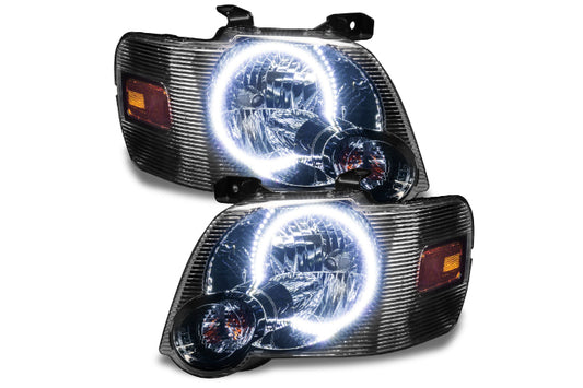 Oracle LED Halo Headlights: 08-10 Ford Explorer Sport Trac (White SMD Single Color)