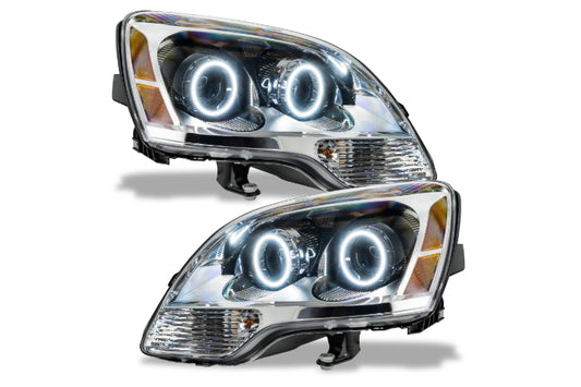 Oracle LED Halo Headlights: 08-12 GMC Acadia w/o OEM HID (2nd Version / White SMD Single Color)