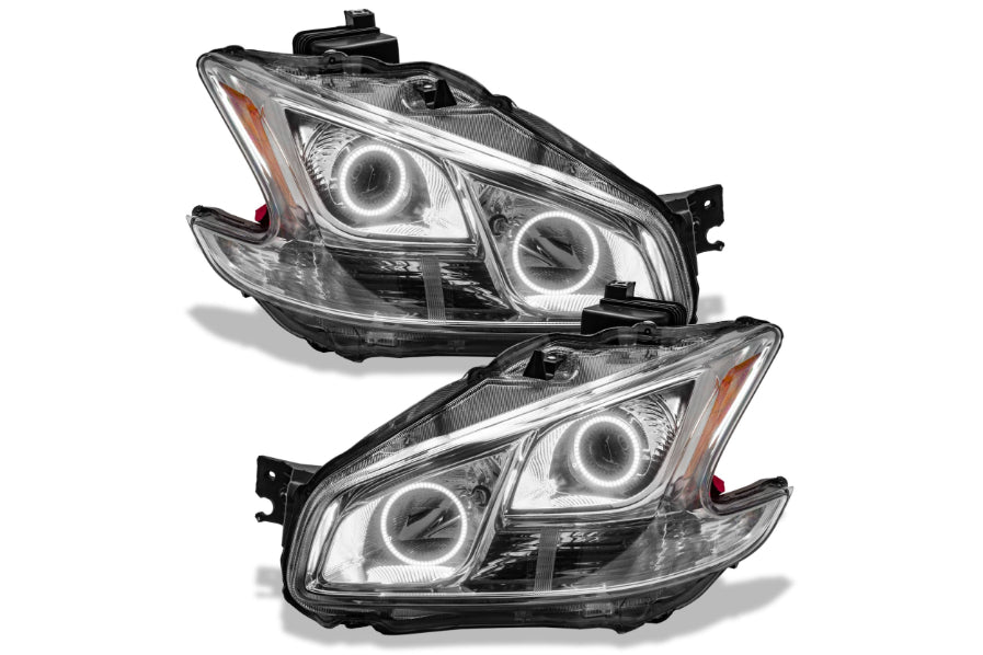 Oracle LED Halo Headlights: 09-13 Nissan Maxima w/o OEM HID (White SMD Single Color)