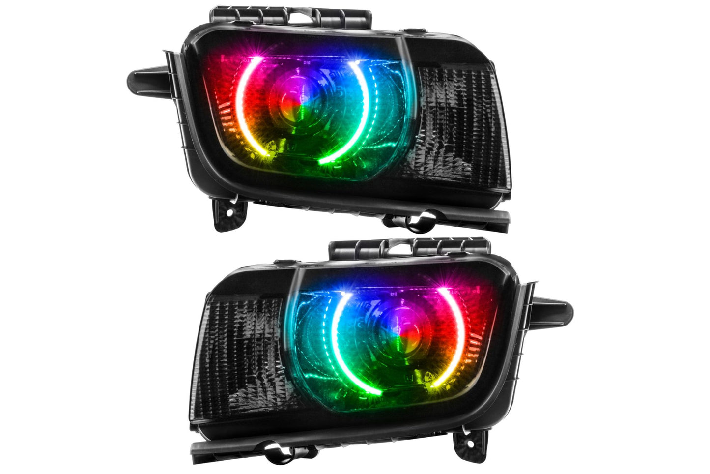 Oracle LED Halo Headlights: 10-13 Chevrolet Camaro RS (ColorShift RGB / RF Controller)