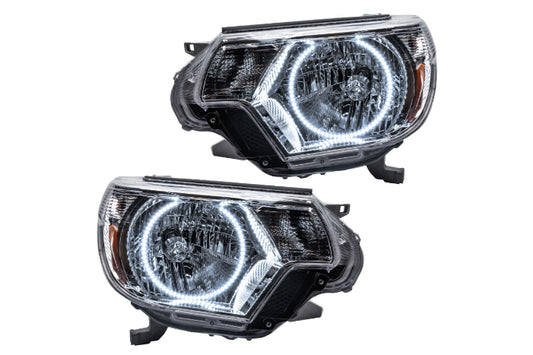 Oracle LED Halo Headlights: 12-15 Toyota Tacoma (White SMD Single Color)