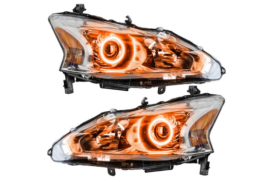 Oracle LED Halo Headlights: 13-15 Nissan Altima (Amber SMD Single Color)