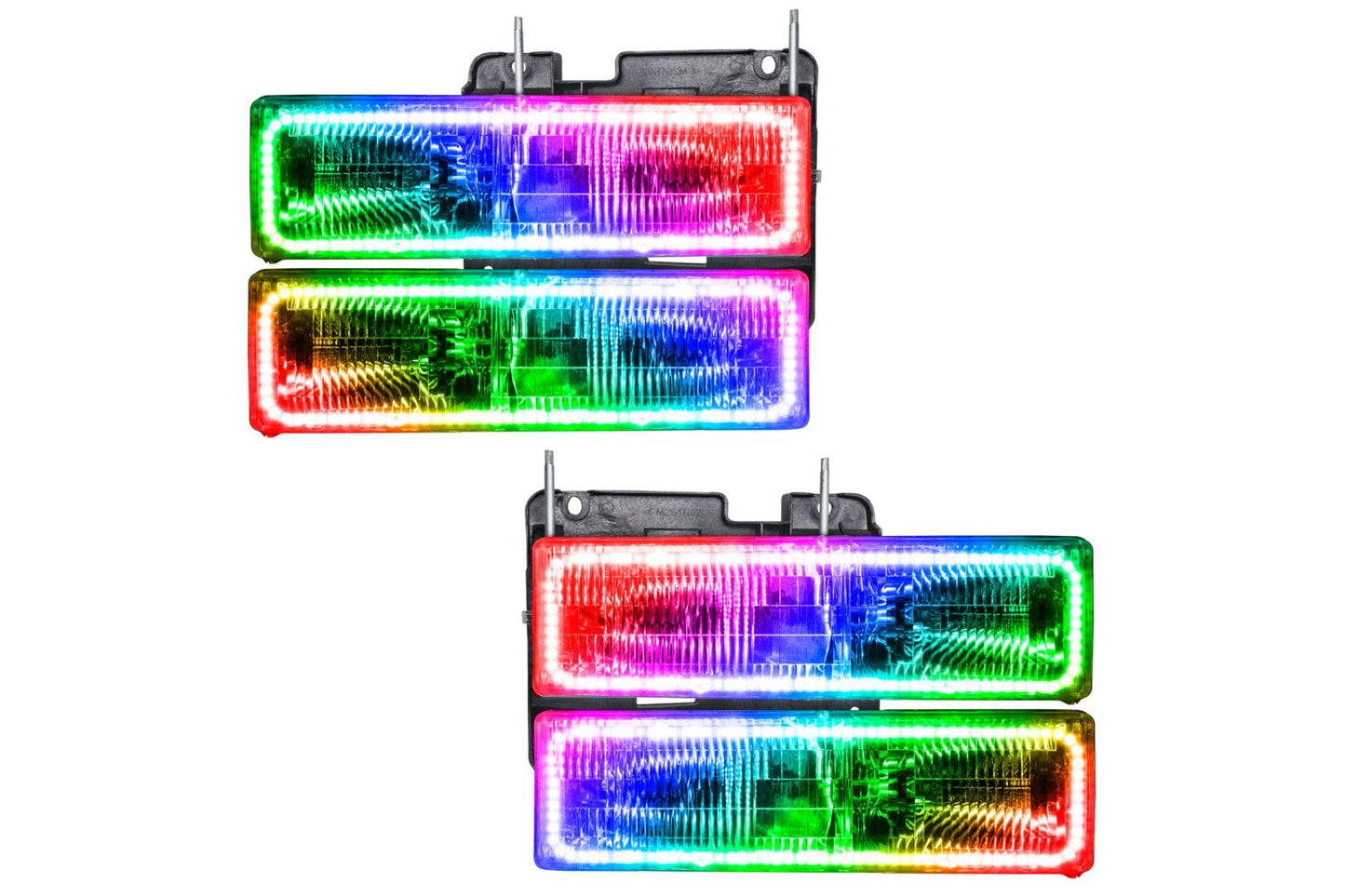 Oracle LED Halo Headlights: 92-99 Chevrolet Suburban (ColorShift RGB / No Controller)