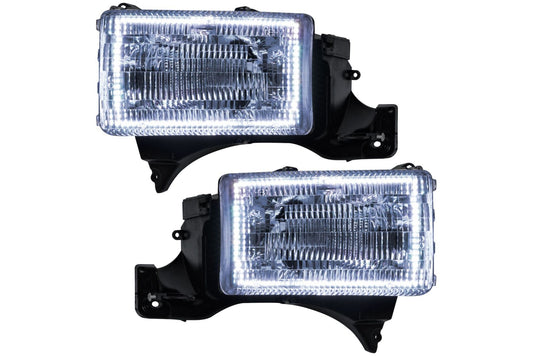 Oracle LED Halo Headlights: 94-02 Dodge Ram (White SMD Single Color)