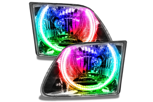Oracle LED Halo Headlights: 97-03 Ford F-150 (ColorShift RGB / No Controller)