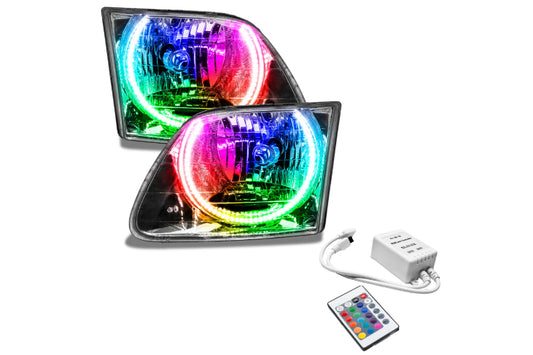 Oracle LED Halo Headlights: 97-03 Ford F-150 (ColorShift RGB / Simple Controller)