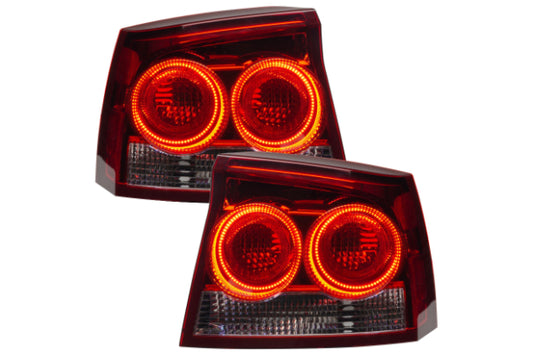 Oracle LED Halo Tail Lights: 09-10 Dodge Charger (White SMD Single Color)