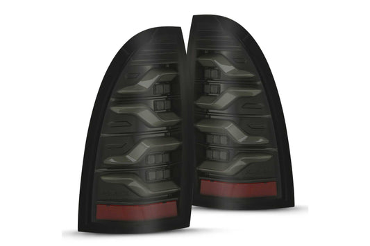 ARex Luxx LED Tail Lights: Toyota Tacoma (05-15)(Black-Red)